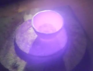 Filtrate Purple Crucible